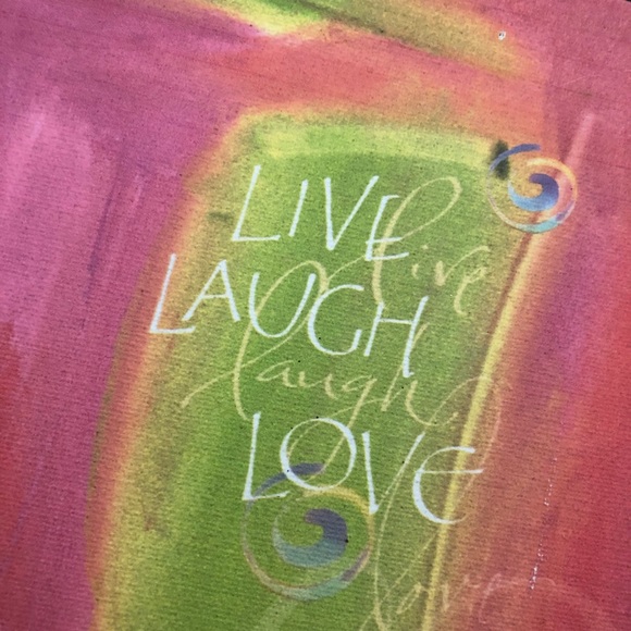 💕Live, Laugh, Love Canvas painting - Picture 2 of 4